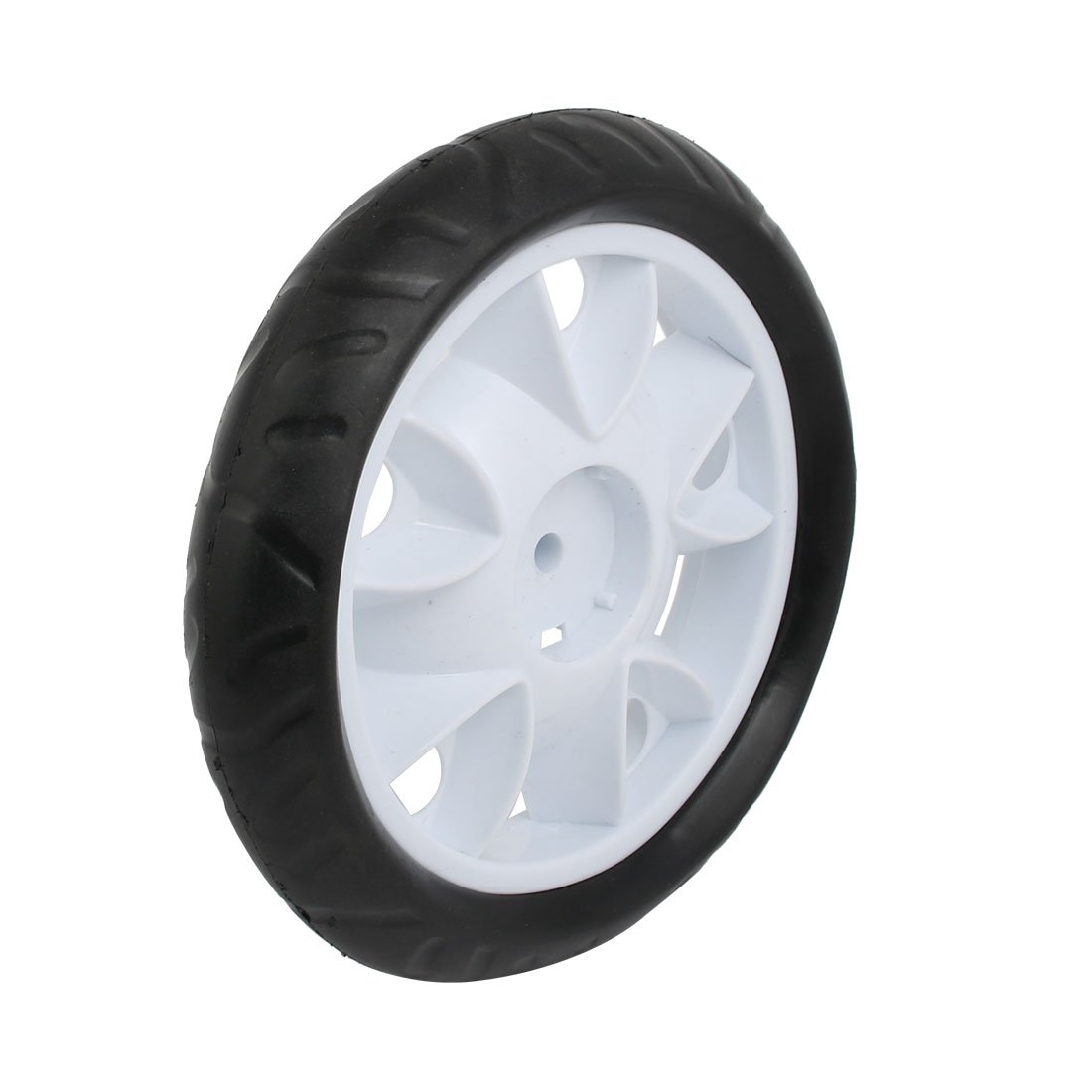 sourcingmap 170mm Diameter Plastic Single Wheel Pulley Rolling Roller