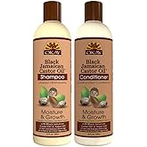 Okay Shampoo & Conditioner Black Jamaican Castor Oil Hair Care Set Moisture & Growth Helps Strengthen & Regrow Hair Sulfate, Silicone, Paraben Free for All Hair Types, 12 ounces