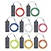 Zitrades EL Wire Kit Battery Pack 15ft Neon Light Strip Rope Lights for DIY, Burning Man, Festival, Party Decoration,Halloween, Chrismas(Pack of 8, Red/Green/Blue/White/Pink/Lemon Green/Yellow/Orange)