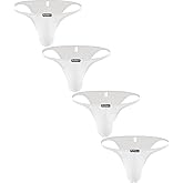 Hanhepee Men's Cheeky Bikini Panties Breathable Briefs Soft Stretch Underwear