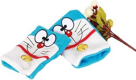 Amazon Co Jp Cosplayrim 指なし 手袋 ドラえもん 半指手袋 グローブ 保温 防寒 柔らかい 暖かい お出かけ パソコン作業 スマホ操作 かわいい グローブ 萌えるクッズ プレゼント ホビー