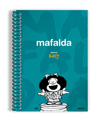 Mafalda 2017 Agenda anillada - Azul (Spanish Edition)