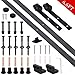 6.6FT Sliding Barn Door Track Rail Sliding Track Hardware Kit Barn Wood Door Basic Sliding J Shape Steel Track Hardware Kit