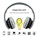 Mokata Headphones Kids Bluetooth 5.4 Wireless Play Time 68H Safe Volume Limit 85/94dB Over-Ear Foldable Headset,Fast Charging,with Aux Cord Built-in Mic for Toddler Child Pad Study Tablet Black