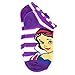 Disney Princess Girls 6 pk Socks (4-6 (Shoe: 7-10), Neon Princess No Show)