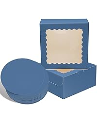 Bakepacker Matte Ink Blue 18-Packs Cake Boxes with
