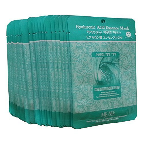 Mj hyaluronic acid essence face skin mask pack elastic,moisturize…