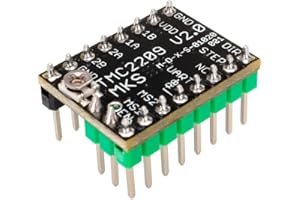 POJECITY TMC2209 V1.2 Stepper Motor Driver Stepstick Mute 3D Printer Part with Heatsink for SKR 2/Octopus V1.2/SKR V1.4 Turbo/SKR V1.3 Control Board