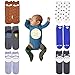 October Elf Unisex Baby Knee High Stockings Tube Socks 6 Pairs