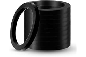 ISESLVNA 10pcs Camlock Gast Fittings 4 inch, Cam Lock Hose Seal for Female Coupler Cam Groove, Cam Groove Replacement Rubber Flat Washer O-Ring Resistent-Oil