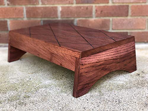 Wood Step Stool, Footstool by CW Furniture, Large, Handicap, Choose Finish, Wooden, Bed, Grandma Gift, Grandpa Gift, Custom - Thumbnail 5