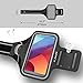 LG G6/LG G6 Plus Armband, J&D Sports Armband for LG G6, LG G6 Plus, Key holder Slot, Perfect Earphone Connection while Workout Running - Black