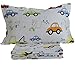 Brandream Kids Boys Sheets Queen Size Construction Cars Trucks Bedding Sets Cotton Bed Sheets Set Queen Size 4 Piece