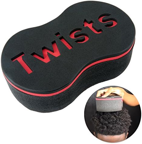 Magic Hairbrush Sponge Hair Brush for Professional Hairstyling of Afros, Braids Hairdos, Dreads Dreadlocks, Curls, Coils, Perms and Waves
