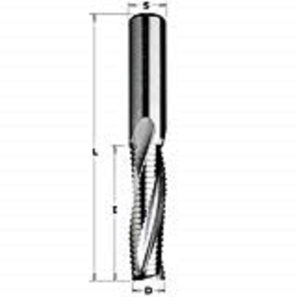 CMT Orange Tools 195.081.11 – Up-Cut Spiral Bit Solid Hw D=8X32X80 Z3/R Rh