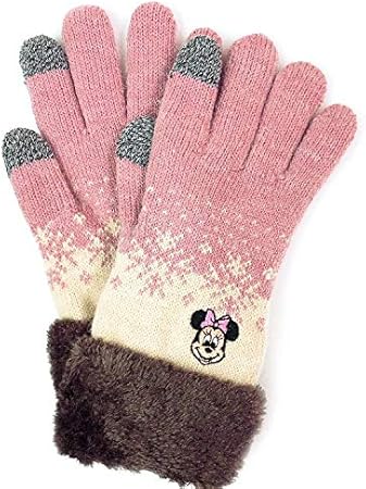 Amazon Co Jp スモールプラネット ディズニーミニー スマホ対応手袋 レディース スマイル ウインターアイテム おもちゃ