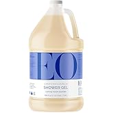 EO Shower Gel Body Wash Refill, 1 Gallon, French Lavender, Organic Plant-Based Skin Conditioning Cleanser with Pure Essentials Oils