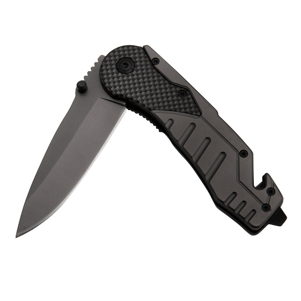 Neokut Black Kryptonite Spring Assisted Pocket Survival