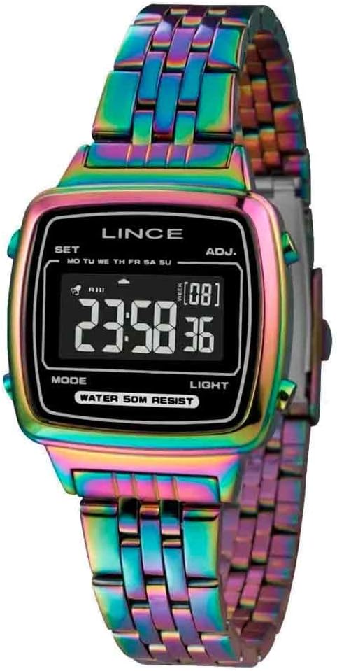 Relogio lince colorido Clearance