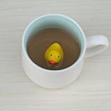 LOZACHE 3D Coffee Mug Little Yellow Duck Inside 12oz Funny Cartoon Handmade view 5