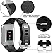 Wepro Bands Compatible with Fitbit Ionic SmartWatch, Watch Replacement Sport Strap for Women Men Kids, Buckle, Small, Black
