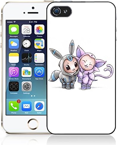 Coque Iphone 5 5s Bebe Pokemon Noctali Mentali Amazon Fr High Tech
