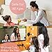 Heatless hair styler by CharlieCurls best no heat curls & waves overnight or in hours easy 1 minute install, flexible rod roller sleep in or wear outside styler curler long or medium hair girls women