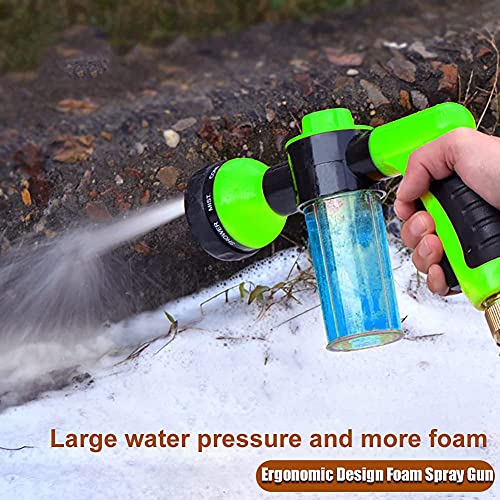 Hose Soap Sprayer Nozzle 8 Patterns, Car Wash Soap Sprayer Foam Sprayer