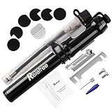 Relefree Mini Bike Pump Portable Bicycle Frame Pump - 260 PSI High Pressure for All Road & Mountain Cycle Tires or Soccer,Basketball and Volleyball Presta & Schrader Valve