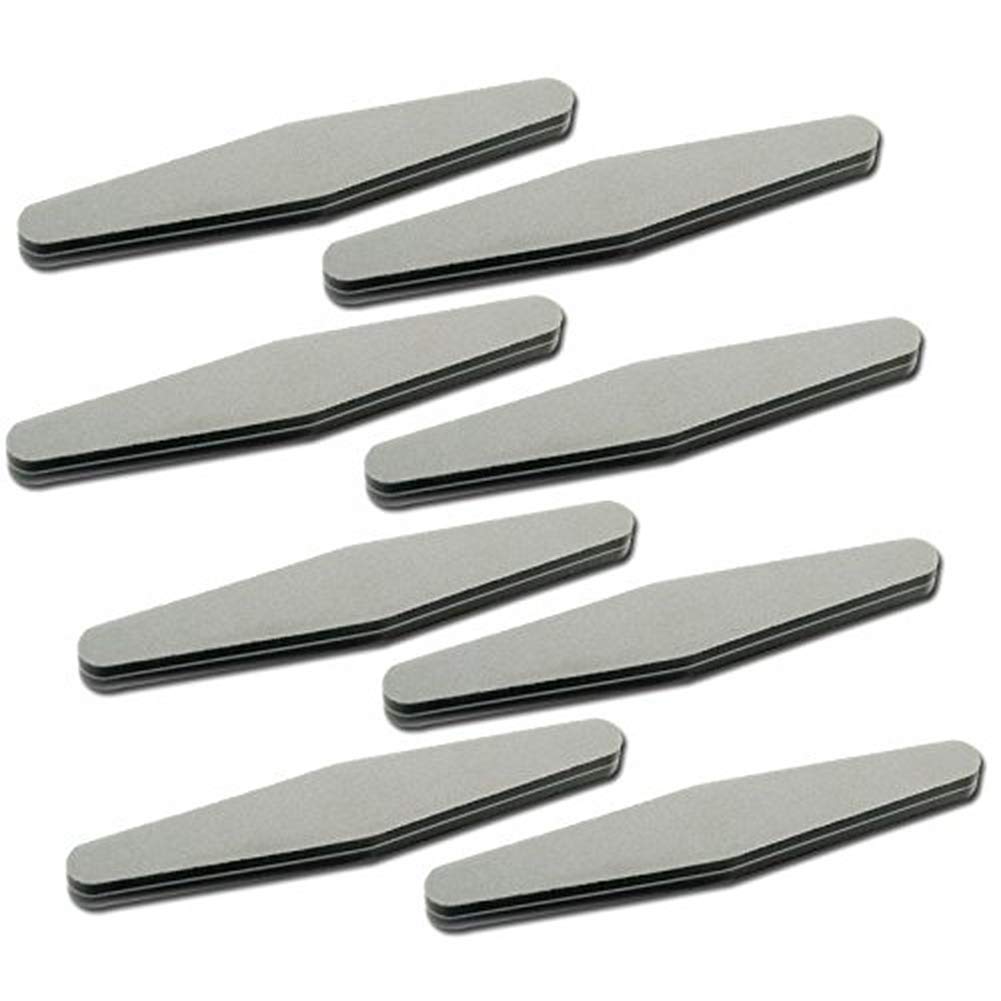Alexnailart Professional Nail Files 10 Pack Double Sided 100 180 Grit Nail Buffering Files for Home and Salon Use Nail Styling Tools (5# 10pcs)