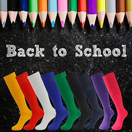 image for HAPYCEO Womens Football Socks Team Sports Long Tube Baseball Softball 