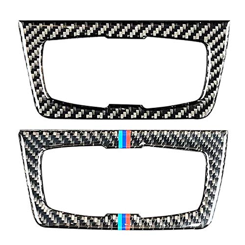 SalaBox-Accessories - Carbon Fiber Car Head Light Switch Button Cover Trim for BMW 3Series GT F30