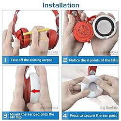 Geekria QuickFit Replacement Ear Pads for Monster