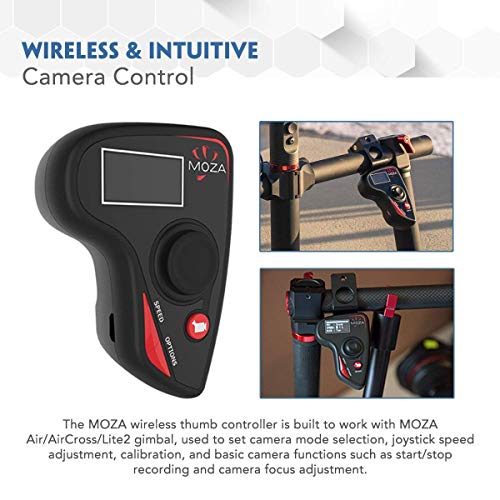 MOZA Air 3-Axis Gimbal Stabilizer for DSLR and Mirrorless Camera, with Moza Thumb Controller and Dual Handle, Auto-tuning Mimic Control, i.e. Sony A7, Panasonic GH5, Canon 5D - Thumbnail 5