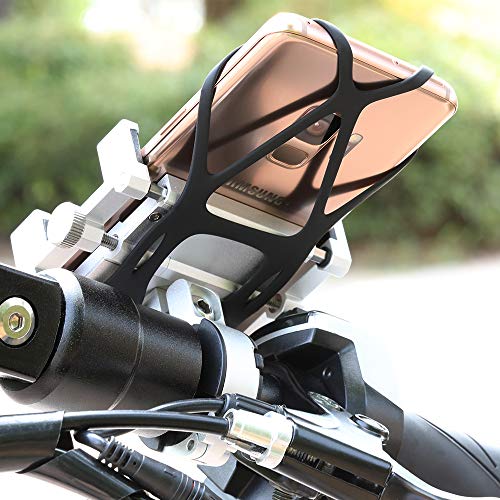 Sinjimoru Cell Phone Band Holder for Portable Charger, Elastic Rubber