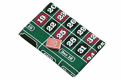 Photo 1 of 72" Roulette & Blackjack Recreational Casino Felt Layout Cloth