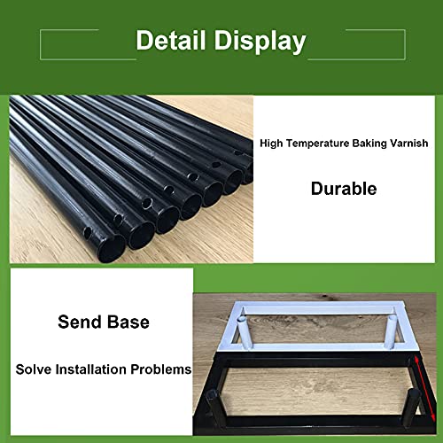 SXNYC Rosenbogen, Rankhilfe, Rosenbogen Rankhilfe, Rundbogen im Landhausstil, mit Graceful Kurve, für Kletterpflanzen… – Bild 5