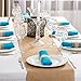 Burlap table runner 12″x108″ inches | NEW Arrival | Rustic table runner | TRUE 100% Jute table runner Wedding decoration - Dining table runner Roll Kitchen table runner Long table runner EleganceWay
