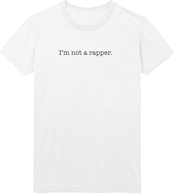 Frasi Rap Sul Natale.Lumashirts I M Not A Rapper Rap D5 White Unisex Adult Tshirt Shirt 2xl White Amazon It Abbigliamento