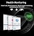 Heart Rate Watch, Arvin Blood Pressure Blood oxygen Monitor Smart Watch Sports Bracelet Wristband Activity Tracker Fitness Bracelet Cardio Watch with Pedometer Sleep Monitor for iPhone IOS Android