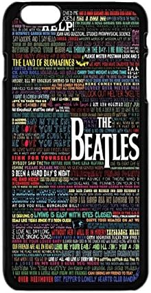 The Beatles Lyric Songs Case for Iphone 6/6s PC Black