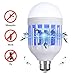 Danlit Bug Zapper Light Bulb, Electronic Insect Killer, Mosquito Killer Light Bulb, Fits in 110V E26/E27 Socket Suit for Home Indoor Outdoor Garden Patio Backyard (Blue)