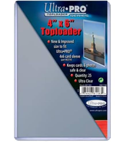 4x6 card sleeves Amazon.com: Ultra Pro 4