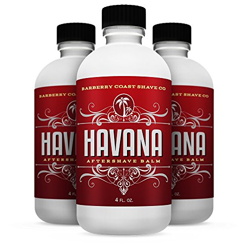 Sale - After Shave Lotion for Men - Havana Post Shave Balm for All Skin Types - Tobacco Scented Moisturizer w/Shea Butter, Vitamin E & Cooling Menthol - Absorbs Quickly & Smooths Skin