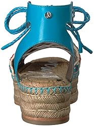 Sam Edelman Women's Neera Sandal, Blue/Multi, 5 M US