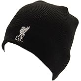 Liverpool FC - Authentic EPL Brand Black Knitted Beanie Hat