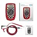 Digital Multimeter, Auto Ranging Multimeter, Clamp Meter Multimeters with AC/DC Voltage, Backlit LCD Display, Current, Resistance, Diode, 600V overvoltage, Continuity Test for Home Use Hand Tools