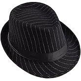 Felt Trilby Fedora Hat Short Brim Panama Jazz Hat 20s Bowler Gatsby Cap for Men Women