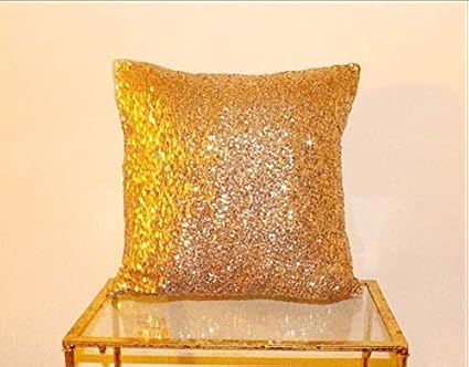 Amazon Com Shinybeauty Toss Pillow Covers 20x20 Inch Gold