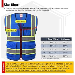HATAUNKI High Visibility Reflection Blue Mesh